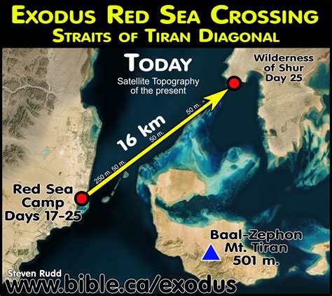 Exodus Map Crossing The Red Sea New River Kayaking Map
