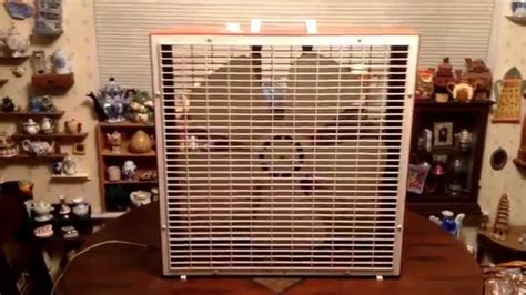 1978 Lakewood 20 Box Fan Model S 223 Revisited Youtube