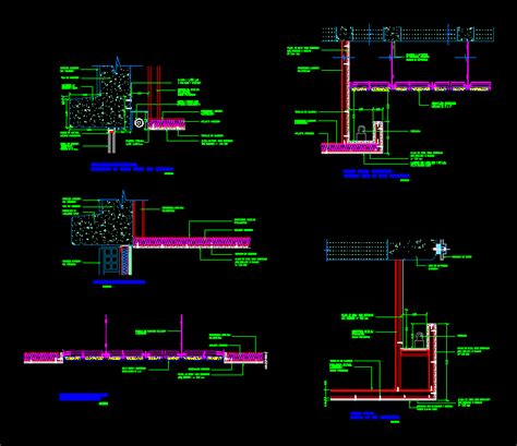 In this way, the design of the living room and the kitchen. False Ceiling With Curtains And Valances Meeting DWG Block ...