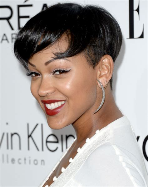 Pictures Great Black Celebrity Short Haircuts Meagan Good Short Hair