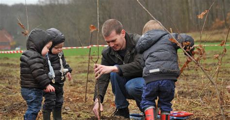 Customize a logo for your company easily with our free online logo maker. Ouders en kindjes planten geboortebos aan | Rotselaar | hln.be