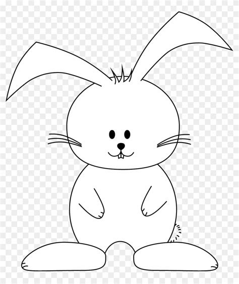 What are some good bunny shape templates for easter? Color Easter Bunny Template 226100 - Easter Bunny Outline ...