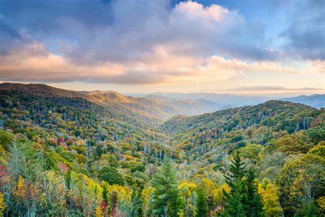 Tennessee Mountains In Fall