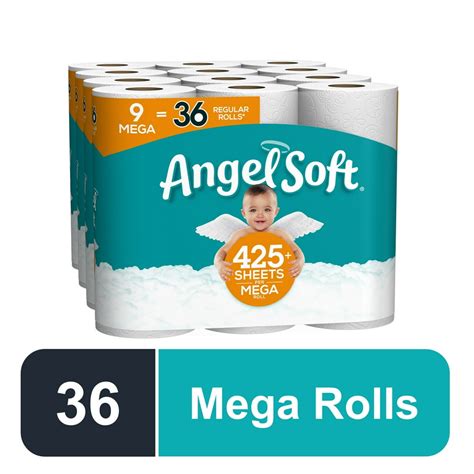 Angel Soft Toilet Paper 36 Mega Rolls