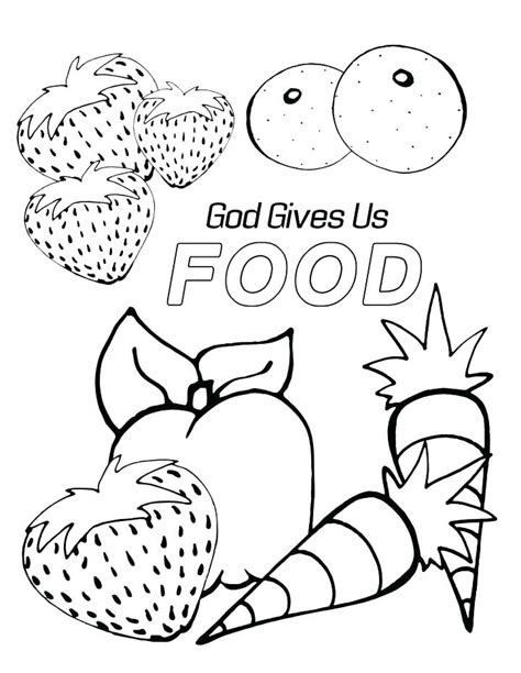 Food coloring pages food is necessary for our lives; Elementary School Coloring Pages at GetColorings.com | Free printable colorings pages to print ...