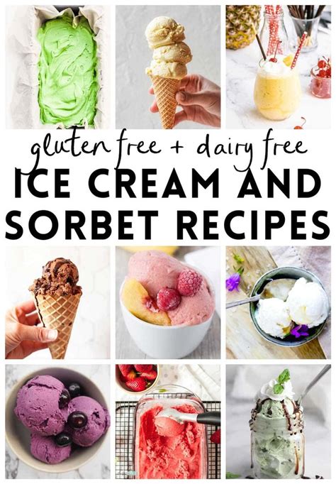 Gluten Free And Dairy Free Ice Cream Recipes Dairy Free Ice Cream