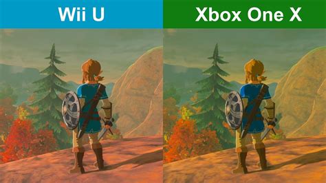 The Legend Of Zelda Breath Of The Wild Wii U Vs Xbox One Graphics
