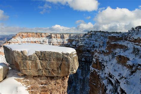Grand Canyon Winter Landscape In Arizona Image Free Stock Photo