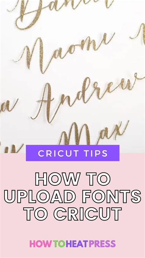 How To Upload Fonts To Cricut And Easily Add Fonts To Design Space