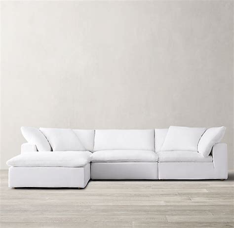 Cloud Modular 4 Piece Sofa Chaise Sectional