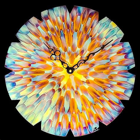 Artesian Copper Clock Created By Phoenix Flame Art In 2022 Flame Art