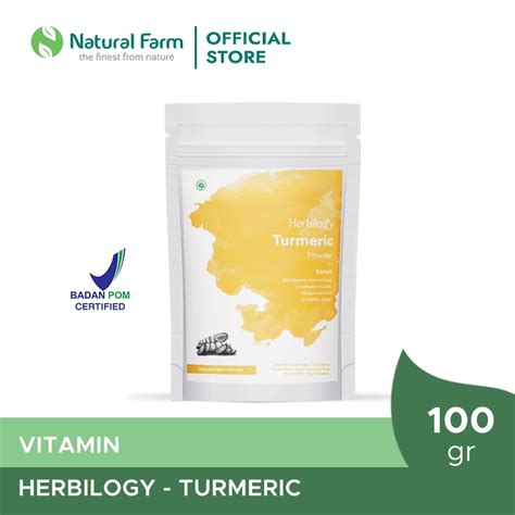 Jual Herbilogy Turmeric Extract Powder 100gr Shopee Indonesia