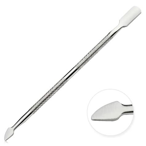 2 Way Nail Art Tools Stainless Steel Essential Cuticle Spoon Pusher
