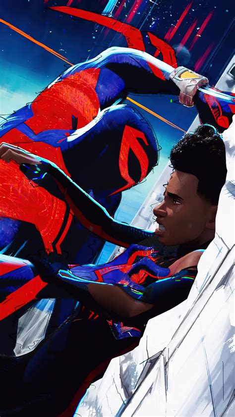 2099 Miles Morales Spider Man Across The Spider Verse Movie Marvel Animated Animation