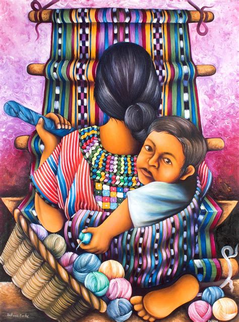 Shawl In 2021 Guatemalan Art Latin American Folk Art Mexican Art