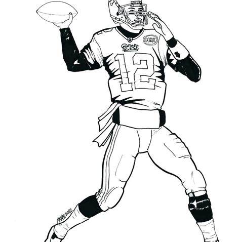 Football Player Line Drawing At Explore Collection