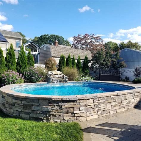 19 Backyard Above Ground Pool Landscaping Ideas With Pictures