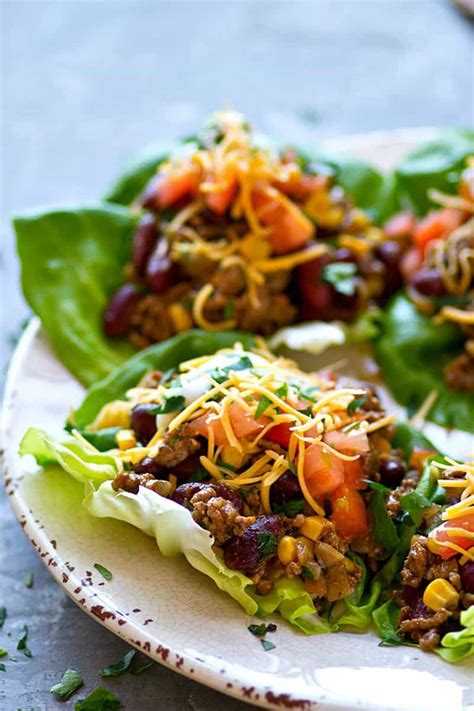 The fish—we use cod, but any flaky variety people can be intimidated by cooking fish for tacos, but don't be! Spicy Beef Taco Salad Lettuce Wraps