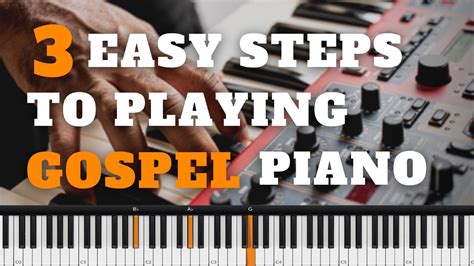How To Play Gospel Piano For Beginners 3 Things You Need Youtube