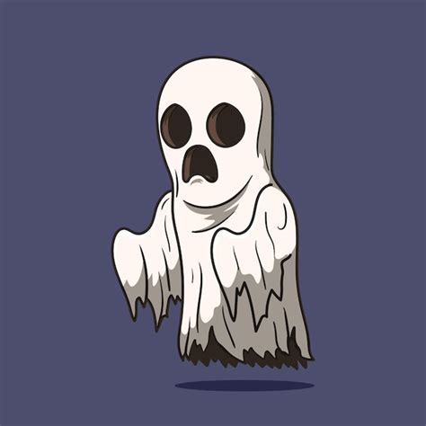 Premium Vector Halloween Character Ghost Illustration