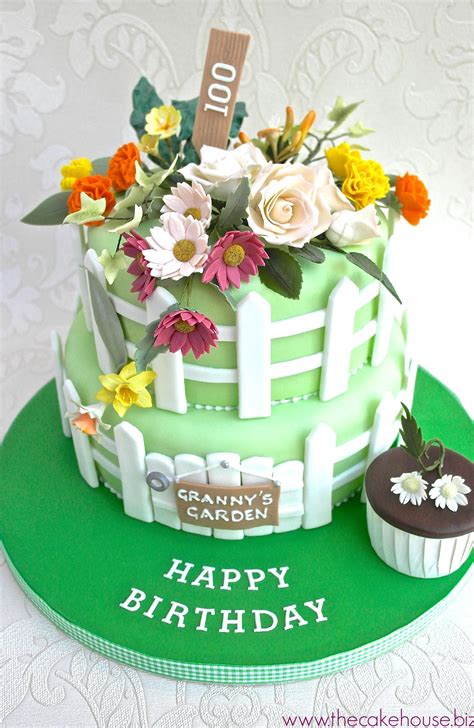 Get inspired with fun birthday cakes, cupcakes and cupcake toppers that are number 80 birthday cake for women. Spring Garden birthday cake | 80 birthday cake, Garden ...