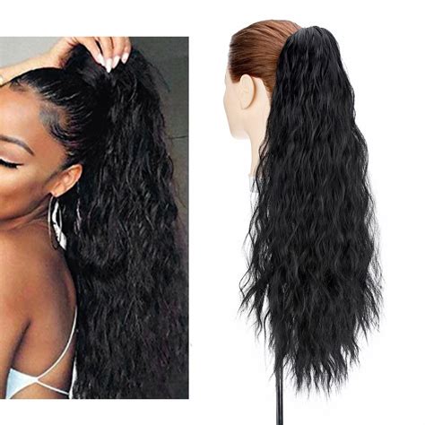 Benehair Real Thick Clip In Ponytail Hair Extensions 100 Natural Claw