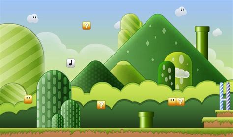 Mario Landscape Super Mario Games World Wallpaper Game Background