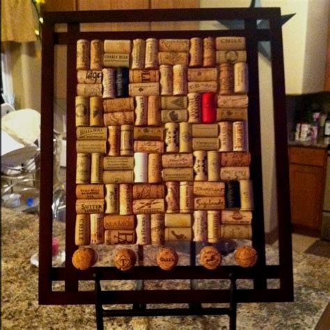 Wine Cork Board Easy Home Project Useful And Beautiful Art Wine
