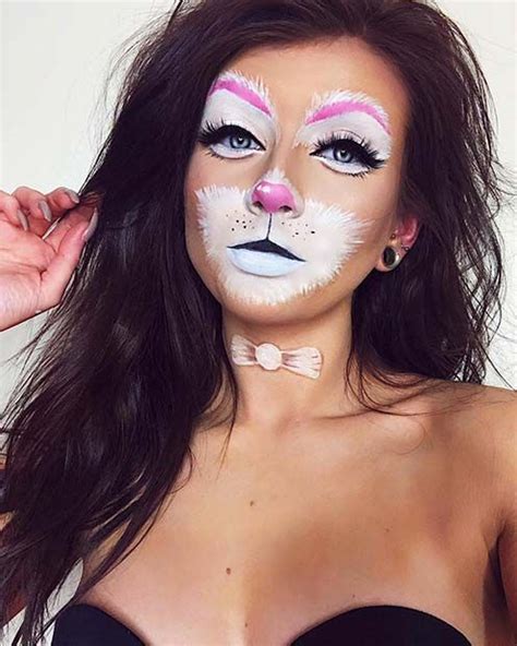 23 Bunny Makeup Ideas For Halloween Page 2 Of 2 StayGlam White