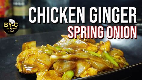 Chicken Ginger Spring Onion Chinese Stir Fry Chicken Ginger Spring