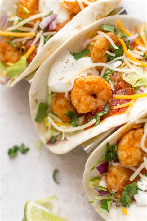 Featured in 4 meals anyone can make. Easy Shrimp Tacos - Healthy Chicken Recipes