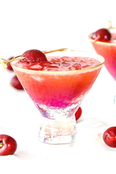 Sweet And Refreshing Cherry Lime Vodka Cocktails In 5 Min The