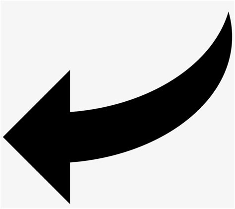 Curve Arrow Pointing Left Svg Png Icon Free Download Curved Arrow