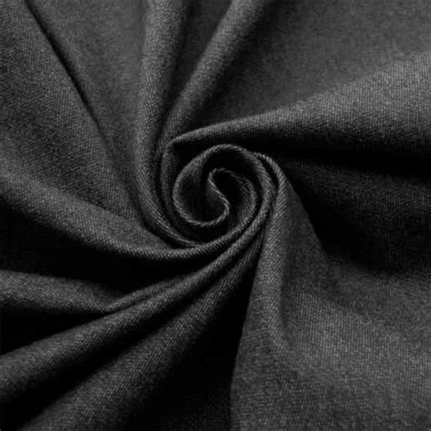 Black Lycra Denim Fabric Cotton Poly Spandex Denim Fabric Print
