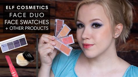 Elf Cosmetics Bite Size Face Duo Face Swatches Other Products Youtube