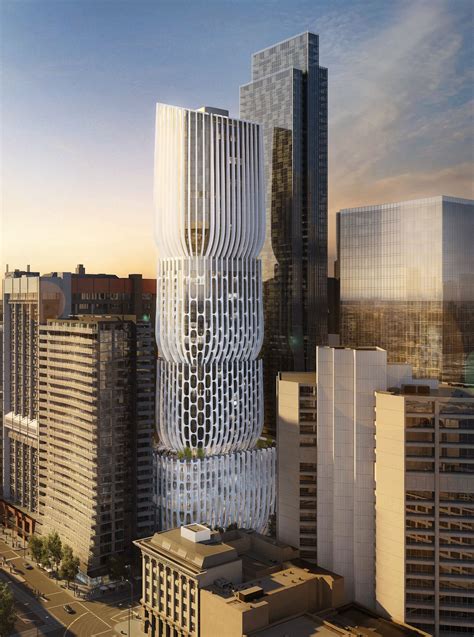 Melbourne Skyscraper Tower Of Stacked Vase Zaha Hadid Architects