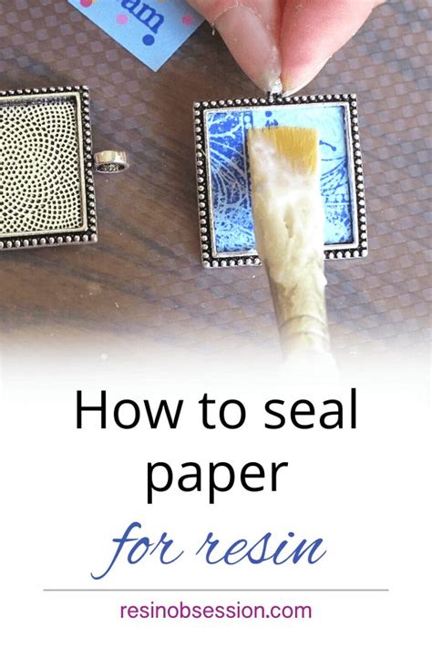 How To Seal Paper For Resin Updated For 2024 Resin Obsession