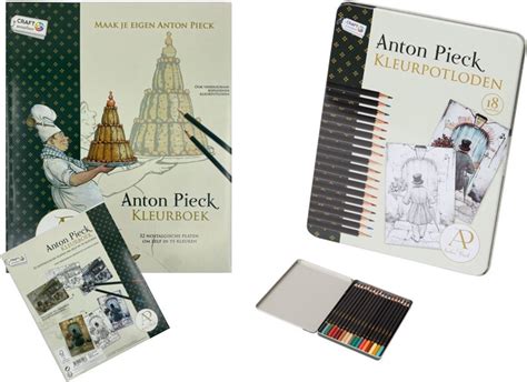 Craft Sensations Anton Pieck Kleurboek Anton Pieck Kleurpotloden Kleurplaten Bol