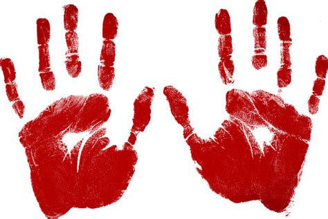 Red Handprint Png Free Logo Image