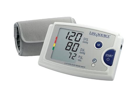 Lifesource Premium Blood Pressure Monitor With Pre Formed Upper Arm