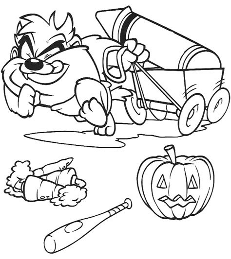 Tasmanian Devil Coloring Pages Coloring Pages To Print