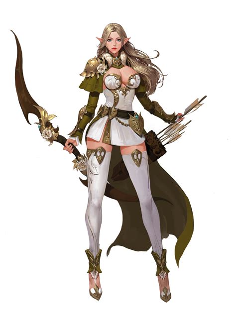 Artworkxbw22y Archer Characters Character Art Female Elf