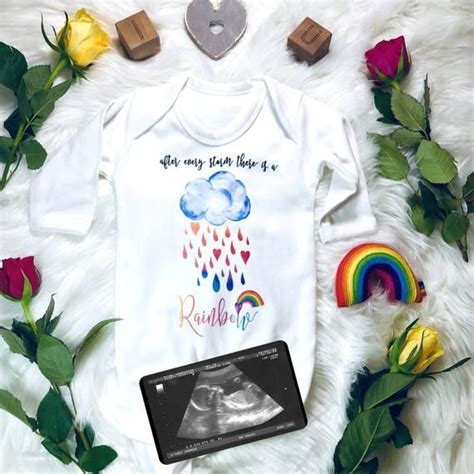 Give a gift they'll never forget! After Every Storm There is a Rainbow Baby Bodysuit -Baby ...