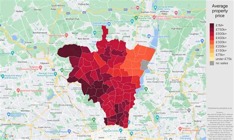 North London House Prices In Maps And Graphs