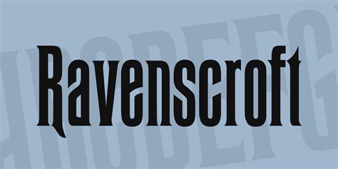 Haunted Mansion Font Free Download Ravenscroft Font · 1001 Fonts