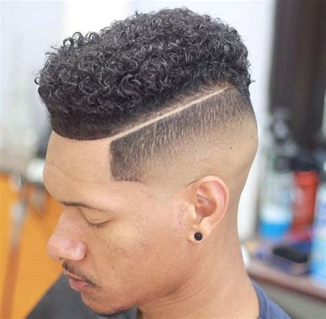 Youthful 21 Taper Fade With Curls Hairstyles For Men New Natural