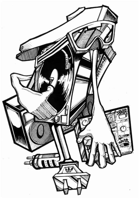 Dj Turntable Drawing Free Download On Clipartmag