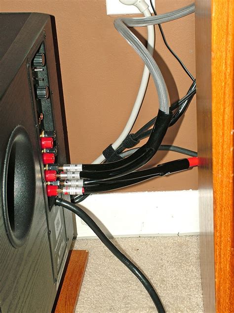 However, some may also use rca or speaker wire connections. New Polk speakers, JBL subwoofer and wiring tweaks