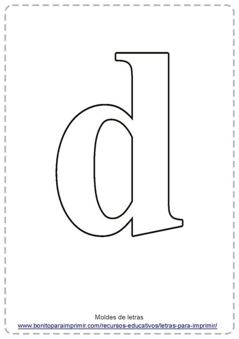 🥇letras D Para Imprimir📒 【pdf Para Colorear Y Aprender】