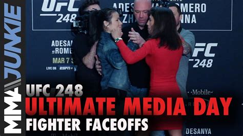 Ufc 248 Media Day Faceoffs Youtube